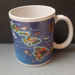 Hawaiian island coffee tea mug